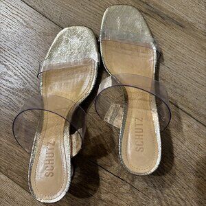 Schutz Platina (cracked gold) Vinyl Slides (7.5M)